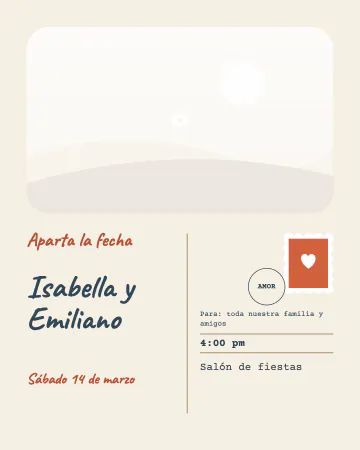 Postal de viaje. Una postal con su foto, renglones escritos a mano y un timbre.