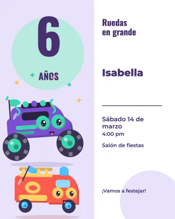 Ruedas en grande. La edad se luce enorme junto a Charcos y Manguera.