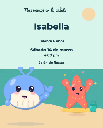 Amigos de la caleta. Bruma y Puntitas juegan en una caleta de agua verde y arena clara.