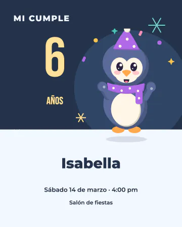 Edad sobre hielo. La edad ocupa medio cartel y Témpano llega de fiesta al otro lado.