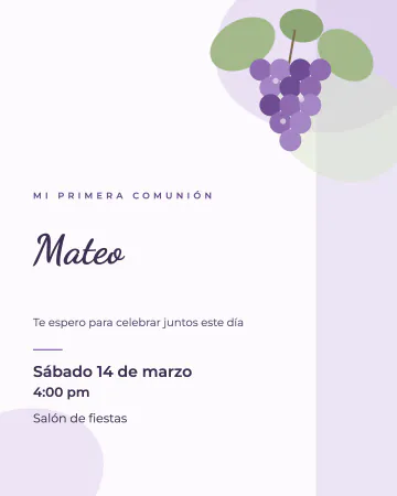 Racimo en acuarela. Un racimo de uvas en acuarela morada con hojas verdes.
