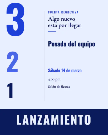 3, 2, 1. Una cuenta regresiva en números enormes.