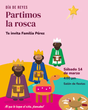 Reyes de cartón. Los tres Reyes como figuras de cartonería laqueada, camino a tu casa sobre papel de china.
