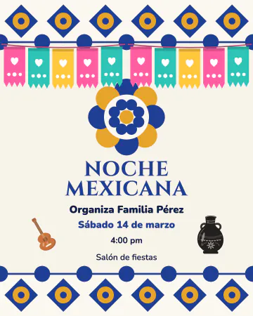 Talavera azul. Azulejos azul y amarillo arriba y abajo.